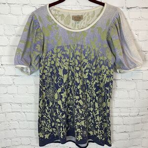 Art & Soul Puffy Shoulder Top Size Small